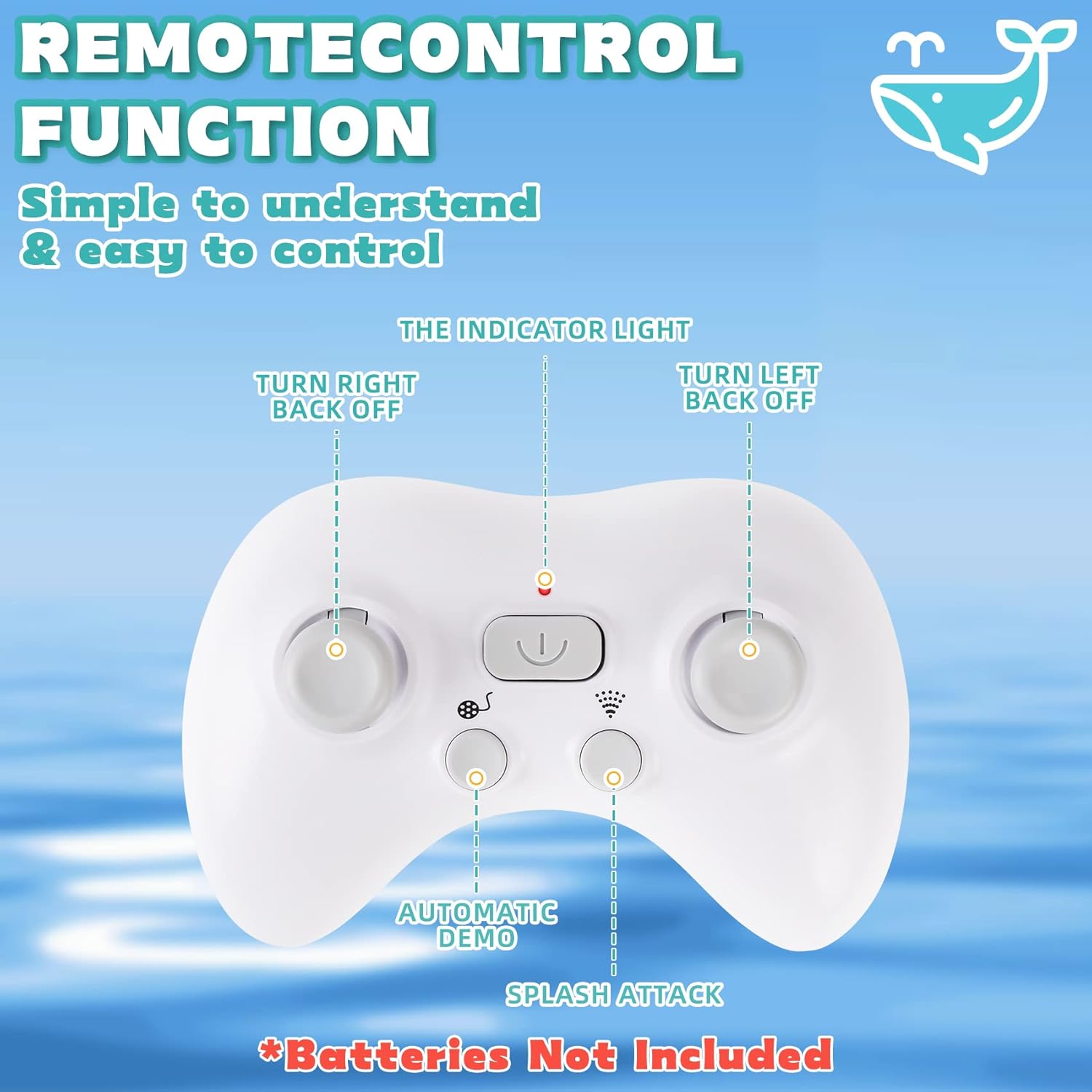 Upgraded RC Whale Shark Pool Toy ✨ 2x Battery Life & Crash-Proof Design 💦 Waterproof Remote Control Boat for Kids 6-12 🌟 Summer Splash Fun! 🔥 #PoolToys #TikTokMadeMeBuyIt Upgraded RC Whale Shark Pool Toy ✨ 2x Battery Life & Crash-Proof Design 💦 Waterproof Remote Control Boat for Kids 6-12 🌟 Summer Splash Fun! 🔥 #PoolToys #TikTokMadeMeBuyIt